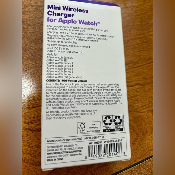 New Infinitive Mini wireless charger for Apple Watches - Picture 2 of 2